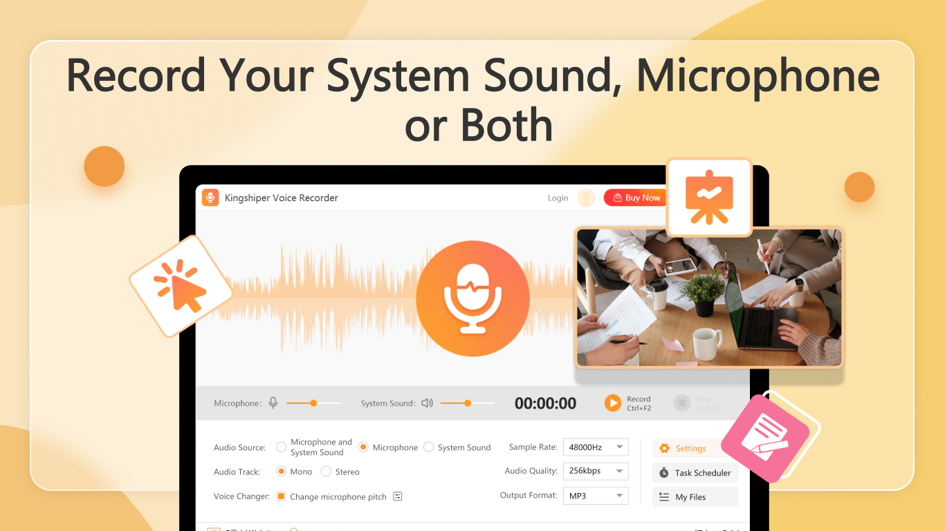 screenshot of Kingshiper Voice Recorder
